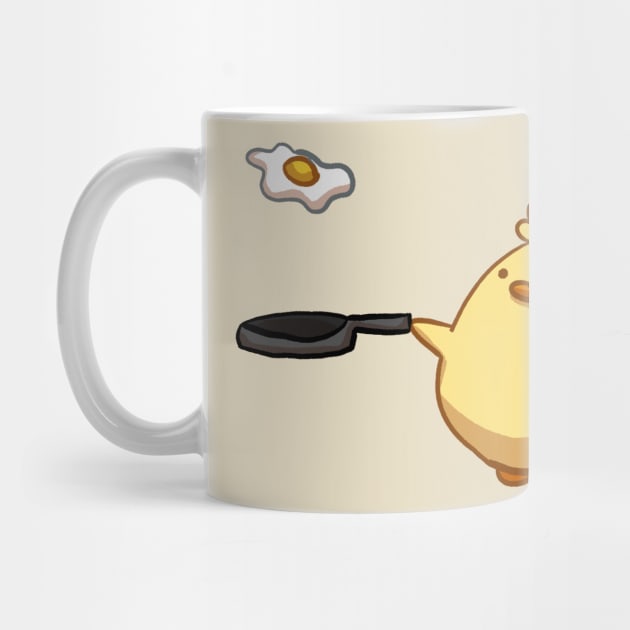 Cute Chick Fry Egg For Breakfast by PreeTee 